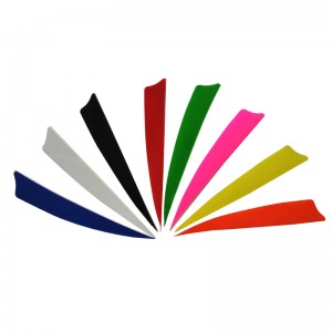 NIKA Tir à l\'arc 172312 Bouclier de plumes 4Inch pour le tir à l\'arc, toutes sortes de flèche Flèche Flux