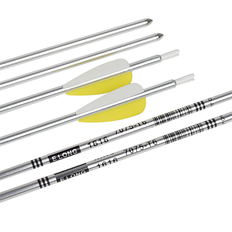 Elong extérieur 114207 30inch SP970 aluminium arrow Argent Couleur de tir à l\'arc extérieur