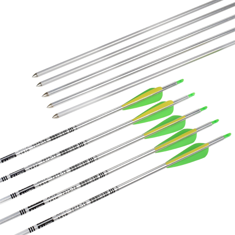 Elong extérieur 116062 30inch sp650 aluminium flèche couleur argent pour tir à la tierie