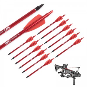 NIKA Tir à l\'arc 113173-02 7.5inch Boulon d\'arbalète d\'aluminium pour Cobra Adder/R9/RX TRANSBOW CHANCHANT