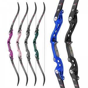 Nika Archery ET-10 62inch RH RH aluminium ILF 19inch Riser Recurve Arc