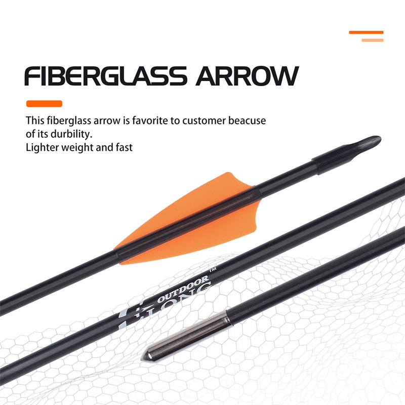 Recommander une flèche de fibre de verre jeunesse