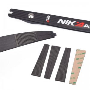 Elongarrow Archer à l\'archerie recourbe des membres d\'arc stabilisateur Stabilising Takedow Bow Shock Abdorber Bow Limb Shock Réduisez le bruit