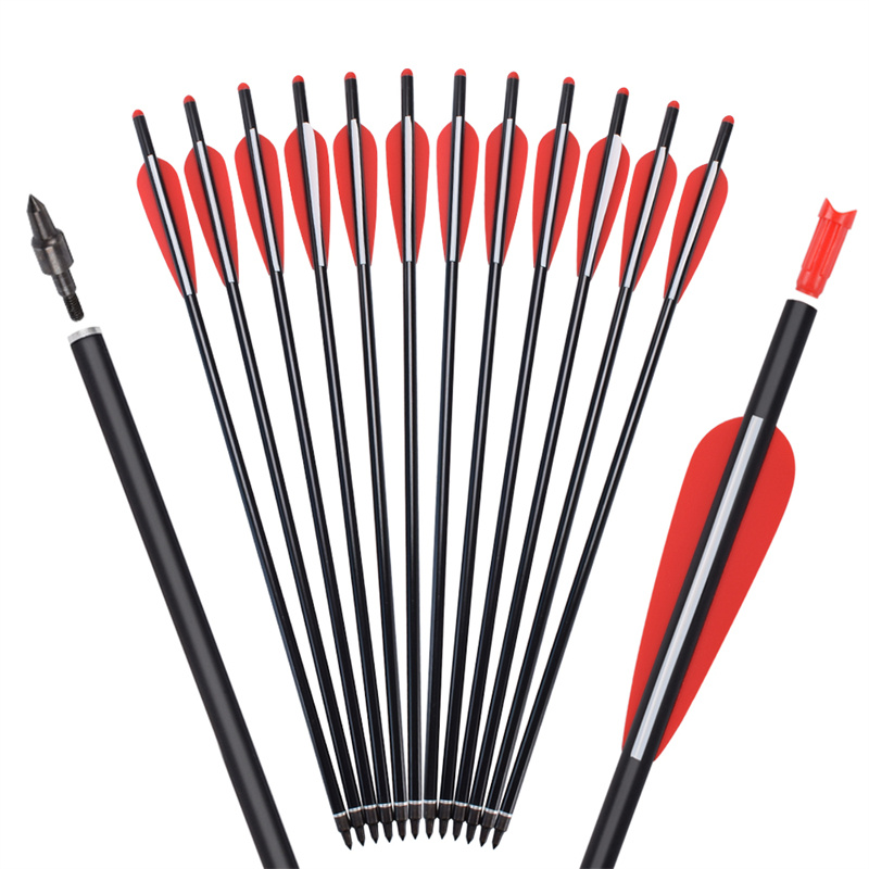 Boulon de flèche en aluminium de 18 pouces pour tir de l\'arbalète