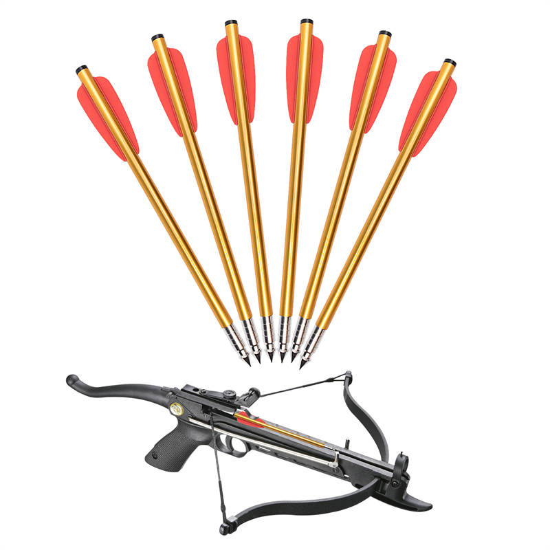 Boulons de flèches en aluminium pour l\'arbalète pistolet