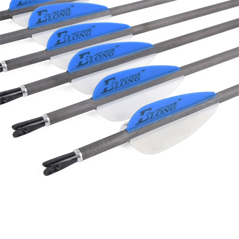 Flèches en fibre de carbone ID4.2mm pour le tir sur cible des archers